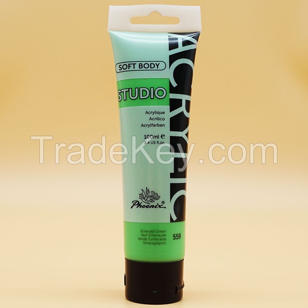 Bulk packaging 100ML 500ML 250ML 200ML Color 60 Colors Acrylic Paint