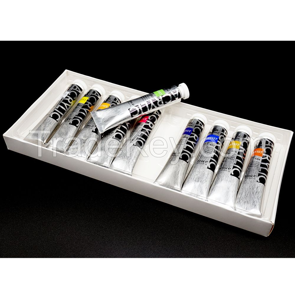 Low Prices Acrylic Paint for Painting Assorted Colors En71 ASTM MSDS Certificated Acrylic Paint Set