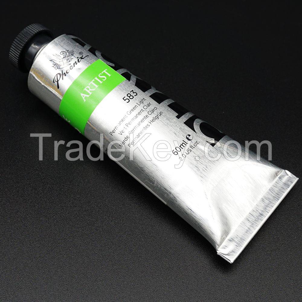 Factory Direct Sale 50 Acrylic Colors 60ml Drawing Pigment Ink 3D Acrylic Paint Colors