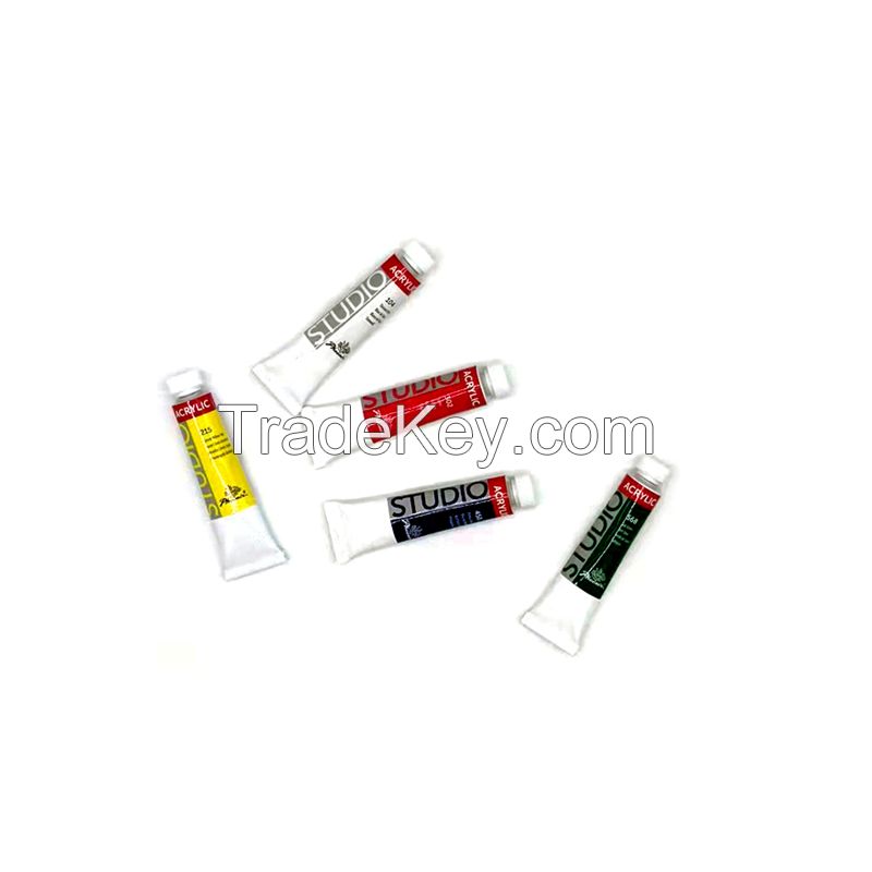 EU certidied Acrylic 18 x 12ml studio paints art set for canvas with CE AP certidied Phoenix OEM