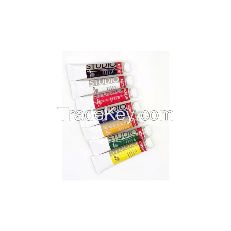 EU certidied Acrylic 18 x 12ml studio paints art set for canvas with CE AP certidied Phoenix OEM