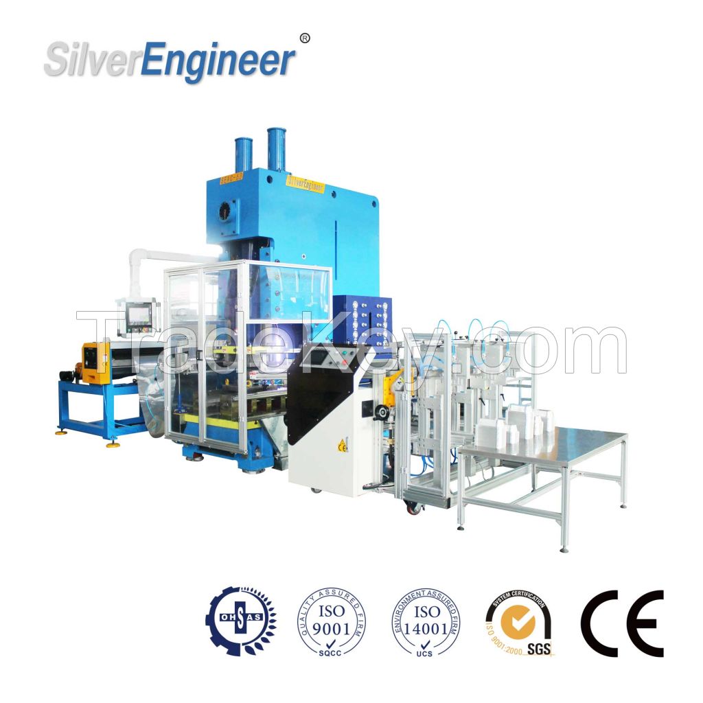 Complete Automatic Aluminum Foil Container Making Machine Line