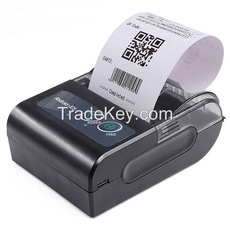 58mm Thermal printer mini portable printer thermal bluetooth 58mm for receipt printing Android mobile use