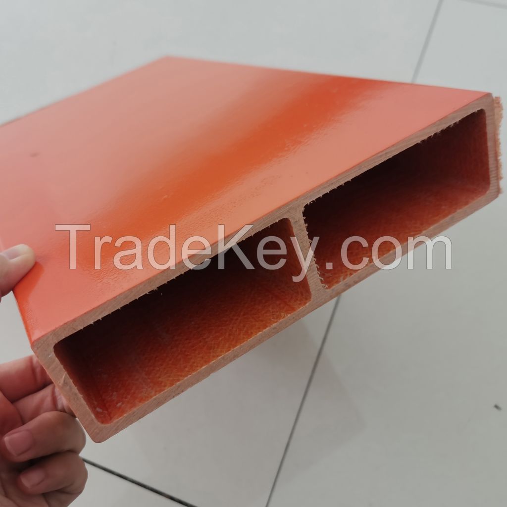 FRP Pultrusion Profiles Fiberglass Pultruted Rod and GRP Tubes FRP H Beam