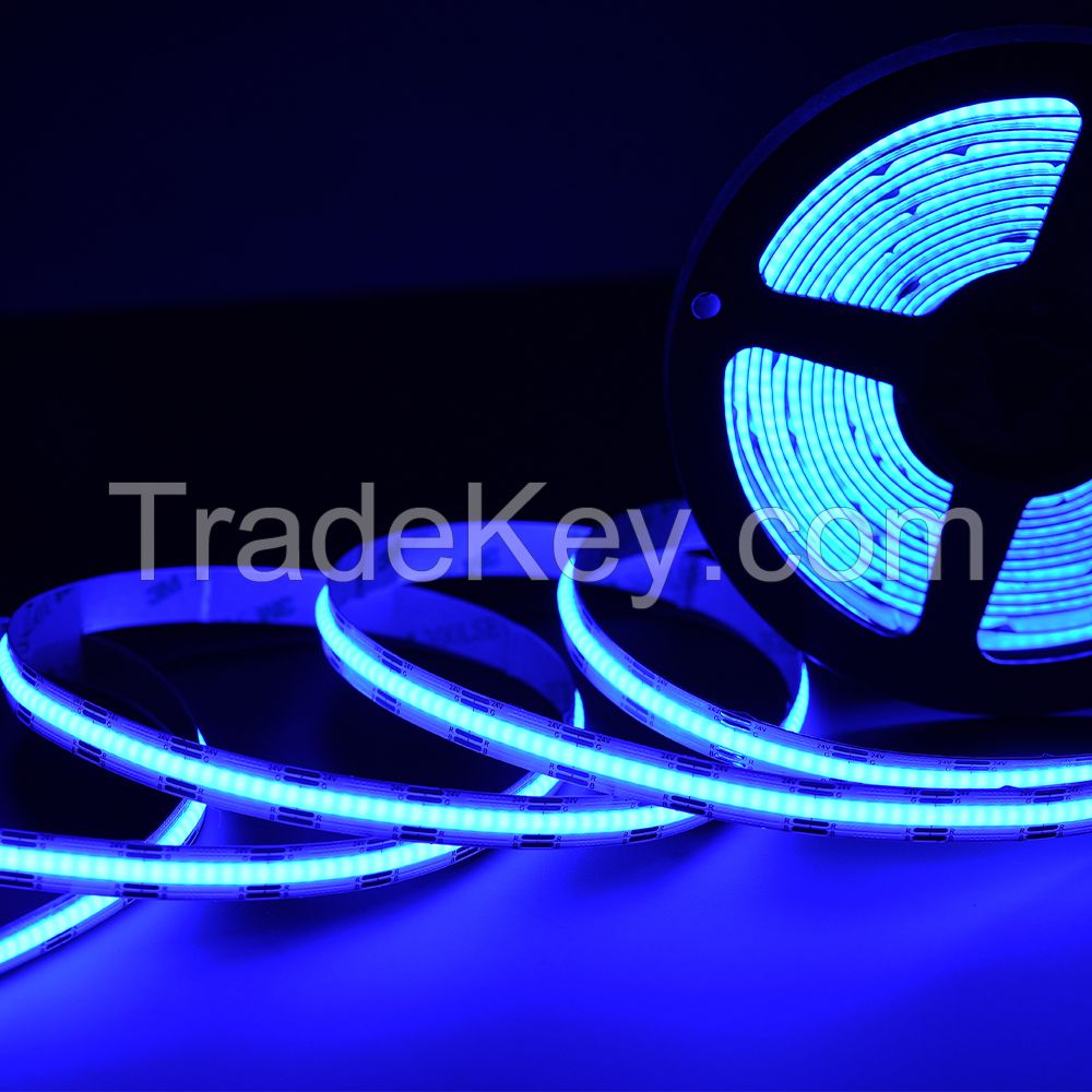 High density 1008 leds/m COB LED Strip red green blue yellow white color DC24V COB RGB LED Strip Light