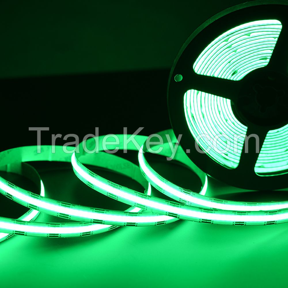 High density 1008 leds/m COB LED Strip red green blue yellow white color DC24V COB RGB LED Strip Light