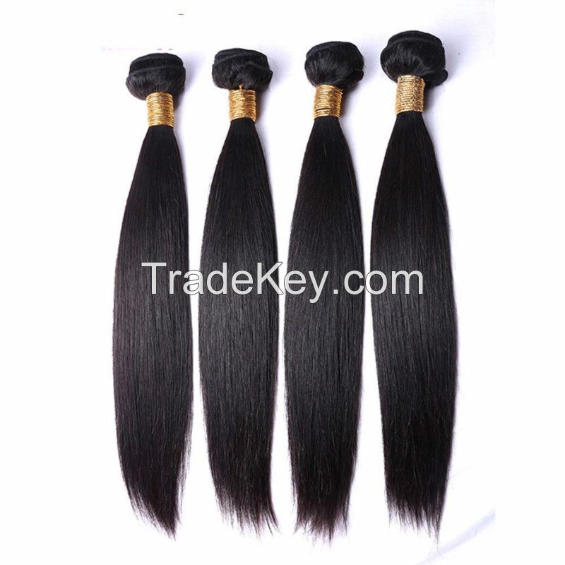 Wholesale Cuticle Aligned Straight Virgin Hair Bundles Vendor Body Wave Human Hair Extension With Lace Frontal Closure