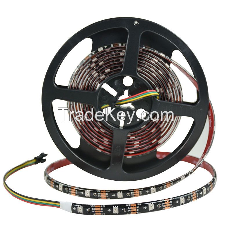 Tape led light flexibility led strip LC8808 30 LEDS per meter DC12V full color