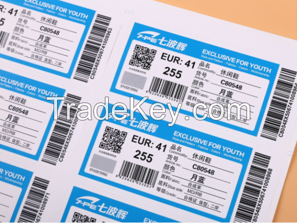 Variable date scratch film QR code sticker bar code Anti-counterfeit labels