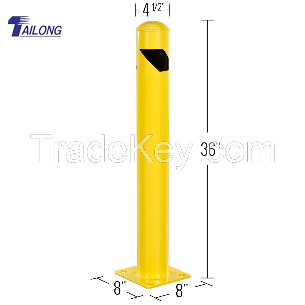 common steel safety bollard