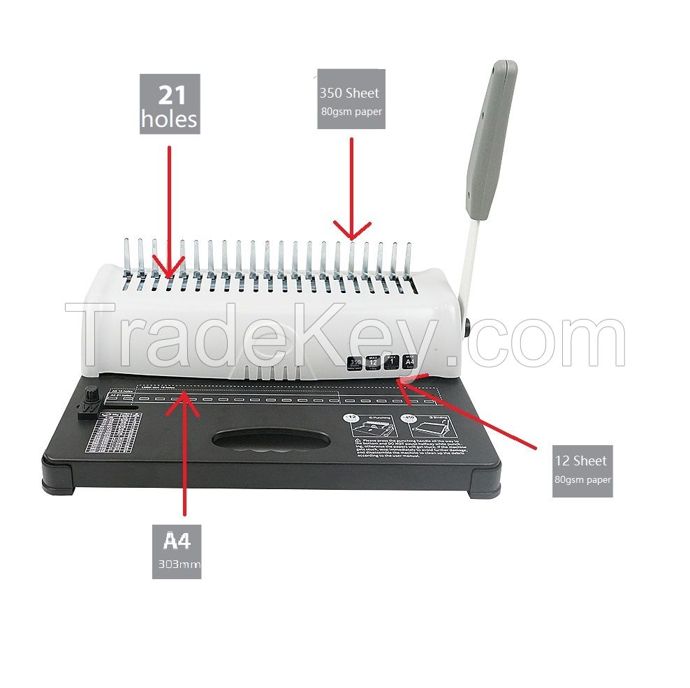 manual combs Binding machine