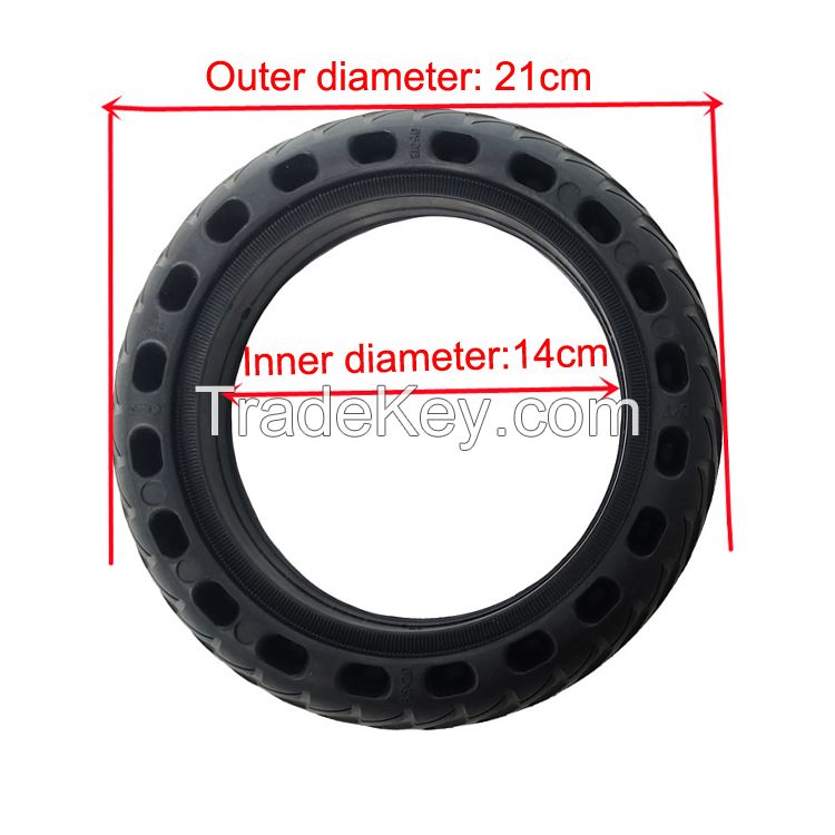 8.5 Inch Solid Tyre 1/2* 2 Honeycomb Solid for Xiaomi M365 8 Electric Scooter Wheels Scooter Tires JINGYUAN 1 Piece 5.5 Cm 14 Cm