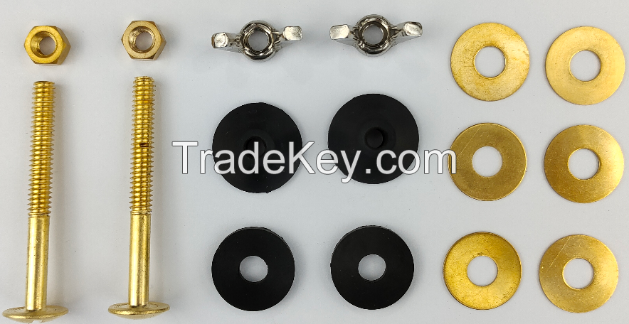 Toilet seat bolts nuts, fit floor type toilet T bolt