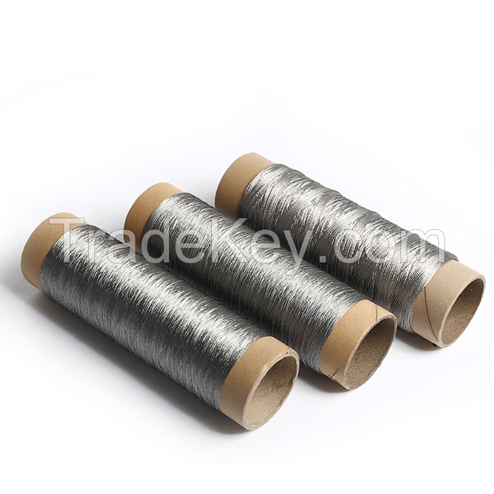 316L Stainless Steel Fiber Sewing Thread Metallic Yarn