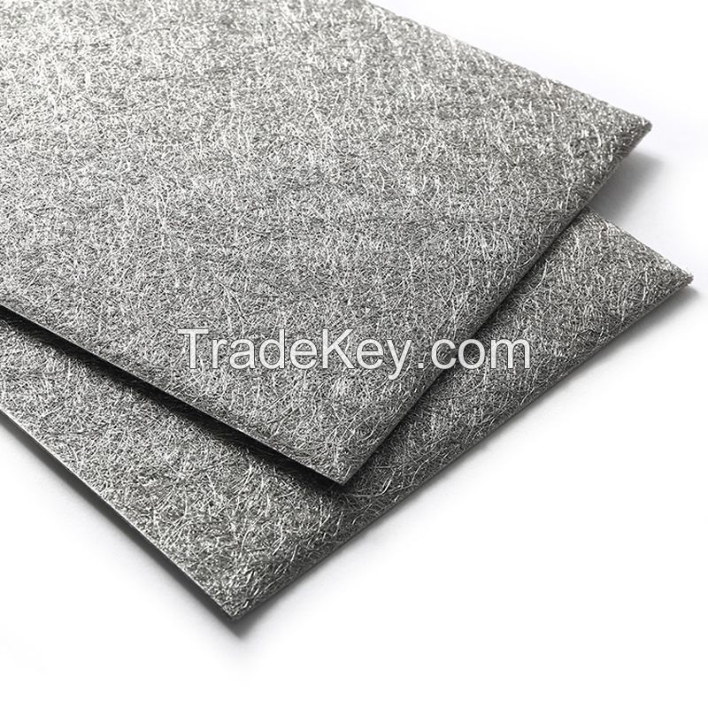 316L Stainless Steel Sintered Felt Non-woven Sintered Fiber Web Filter Fiber Felt Media