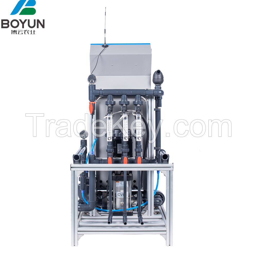 BYFM-BR3 garden agriculture soilless cultivation fertigation system machine