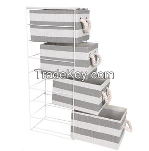 PP woven Storage baskets lundry room toy office storage