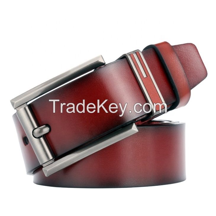 Factory OEM Wholesale Fashion Casual Women Round Buckle Leather Belt