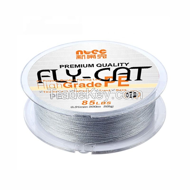 NTEC Supply High Strength PE 8 Strand Braided Fishing Line 500m In China