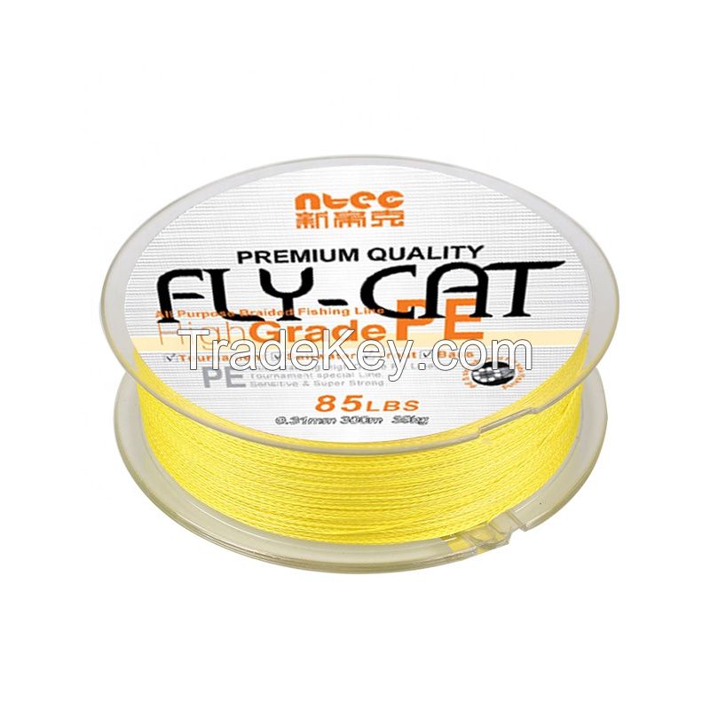 NTEC Supply High Strength PE 8 Strand Braided Fishing Line 500m In China