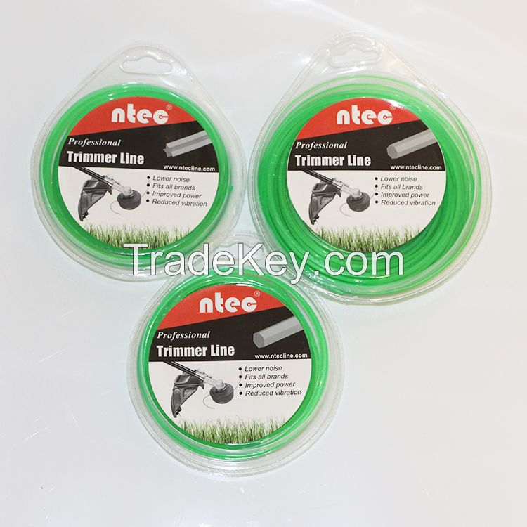  Nylon trimmer line 1LB Blister packing round shape grass cutting lines