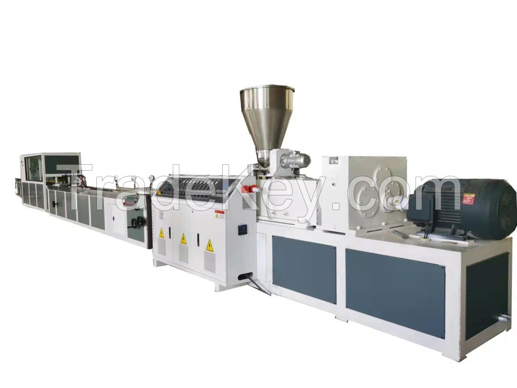 China manufacture pvc window/door profile extrusion machine