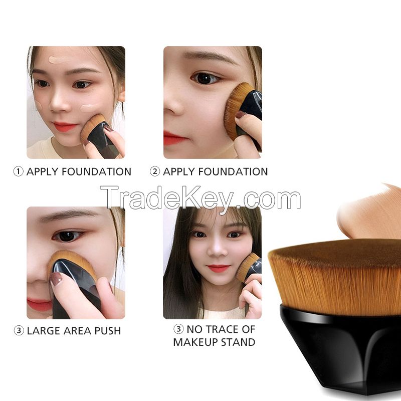 Foundation Brush BB Cream Makeup Brush Loose Powder Flat Brush Kit Mak