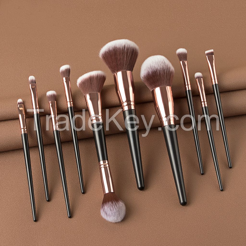 Factory Price 7pcs/10pcs/15pcs Premium Synthetic Makeup brush Tool Custom Logo Makeup Brushes Set