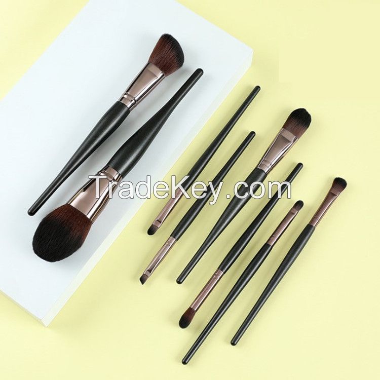 Wholesale premium synthetic fibers Fluffy silky soft bristles makeup brushes set for Flaw less Application Beauty Makeup Tool