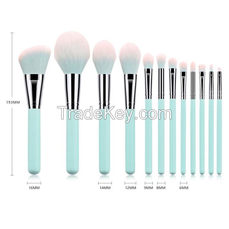 Professional 12pcs Luxury Makeup Brush Set With Travel Portable Bag Brochas Para Maquillaje Makeup Brushes Set Wholesale