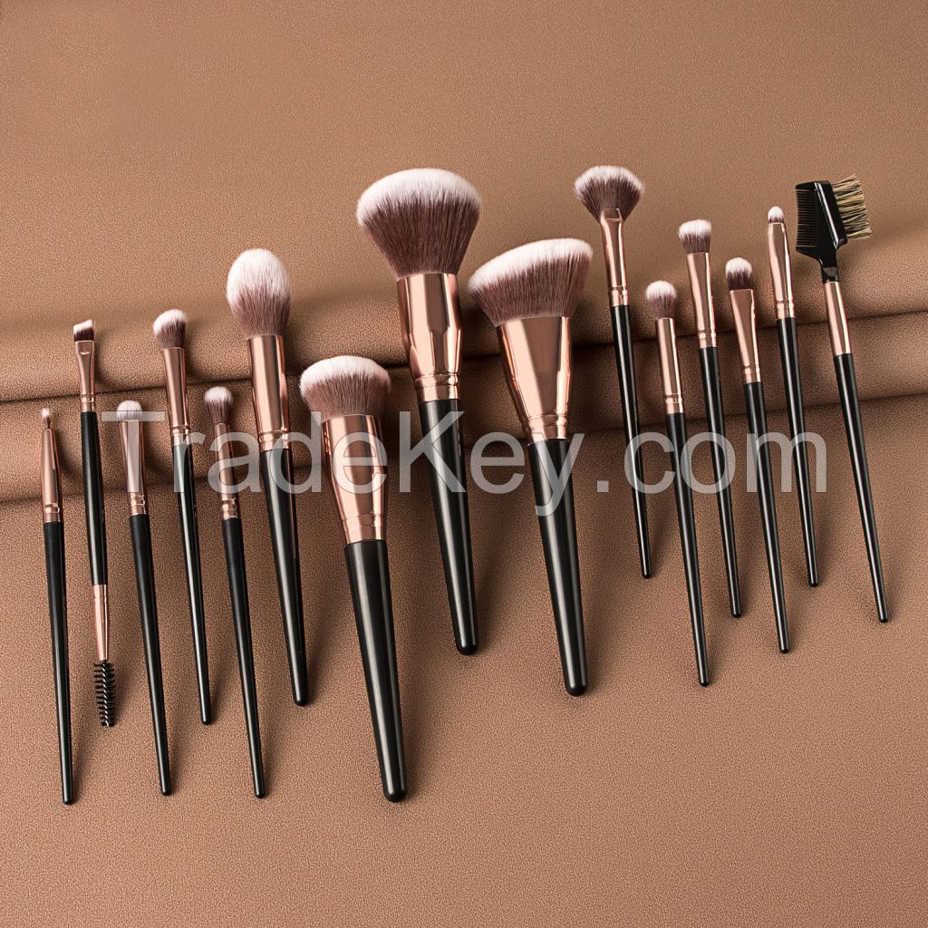 Factory Price 7pcs/10pcs/15pcs Premium Synthetic Makeup brush Tool Custom Logo Makeup Brushes Set