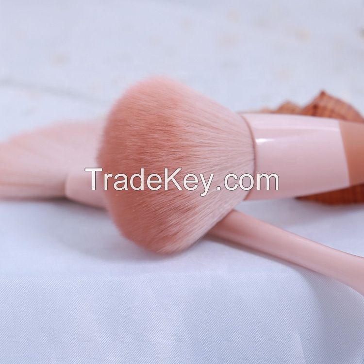 Private Label Cosmetics Makeup 8pcs Make Up Brushes Pink brush Set Contouring Brush