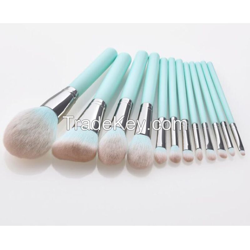 Professional 12pcs Luxury Makeup Brush Set With Travel Portable Bag Brochas Para Maquillaje Makeup Brushes Set Wholesale