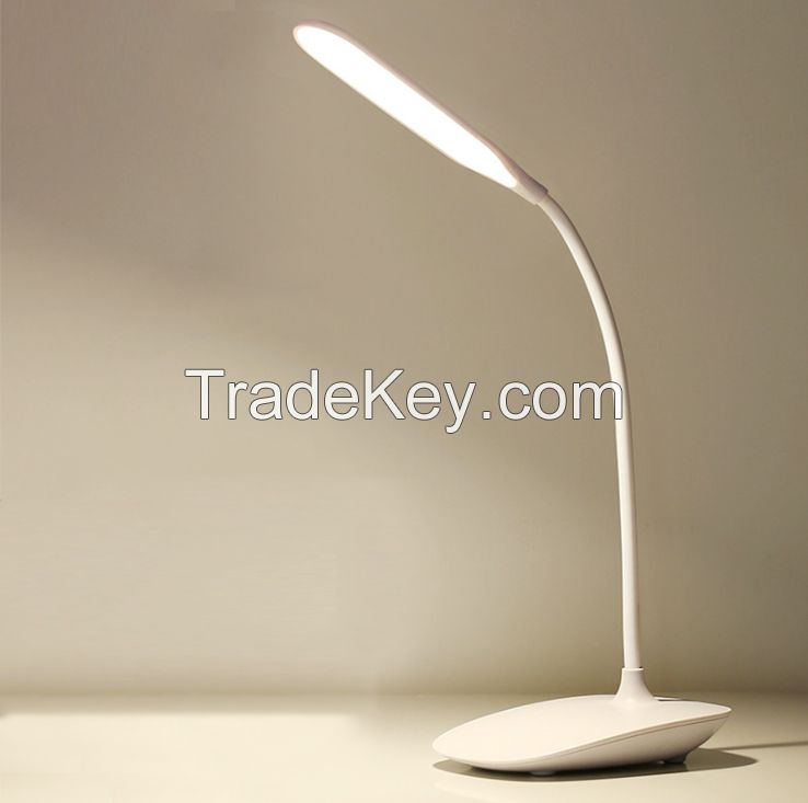 5V 2W Hot Sales brightness adjustable flexible LED table light with clamp HM-830