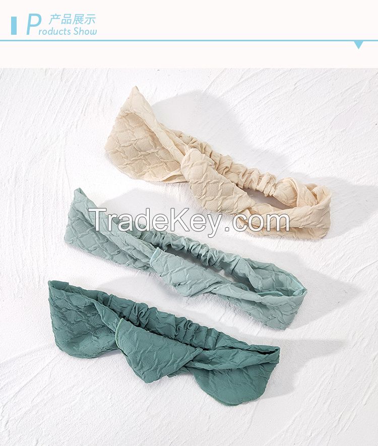 B-PHNE new arrival hair ribbons party hair accessoires fabric scrunchies hair band