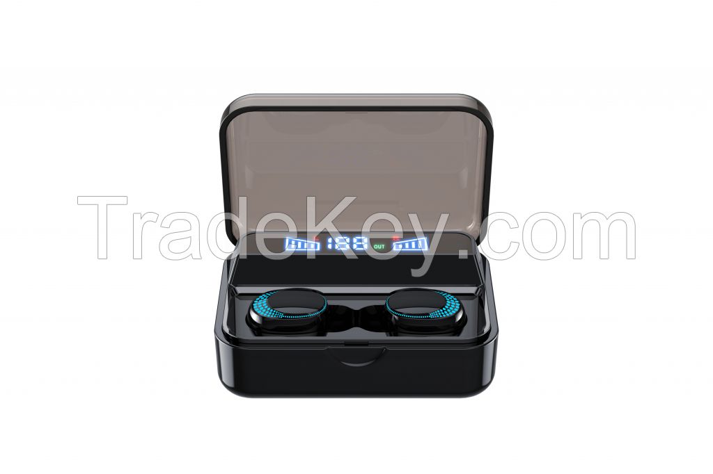 S590b Mini Wireless Bluetooth headset 5.0tws binaural waterproof charge digital display charging chamber to ear