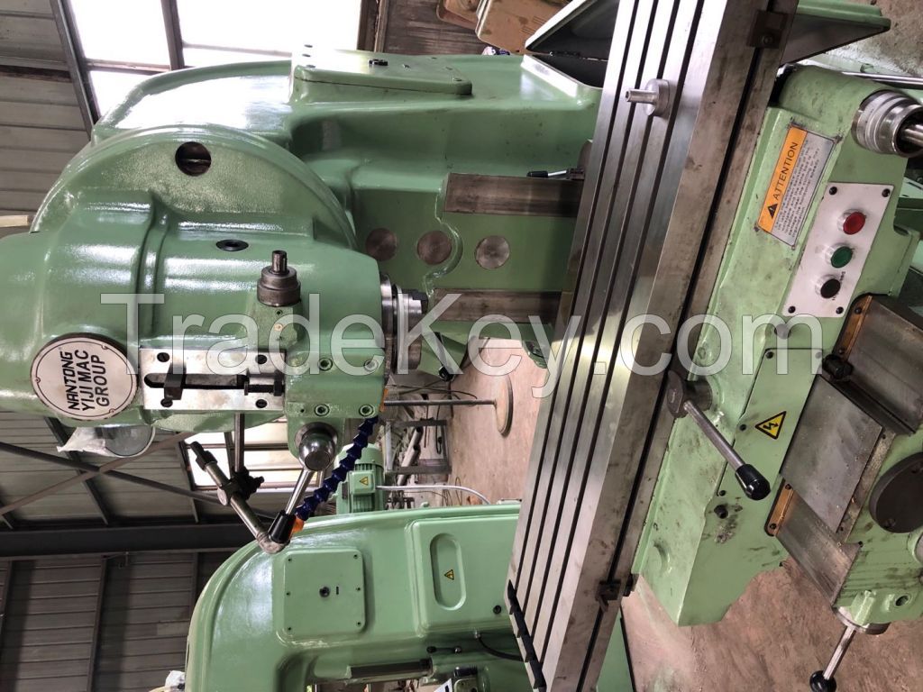 vertical knee type metal processing milling machine