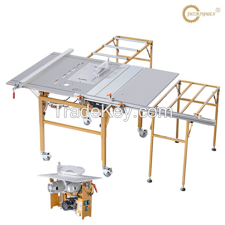 High  quality  Dist free portable sliding table saw machine for woodworking