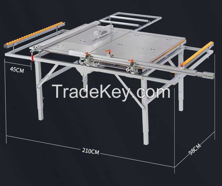 hot selling portable sliding table saw machine for woodworking