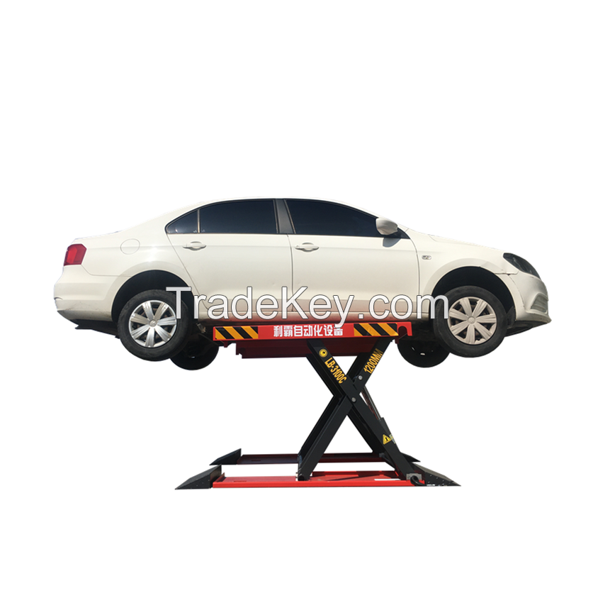 Scissor Car Lift LIBA 4000kg  Portable Mid Rise hydraulic Scissor Car lift