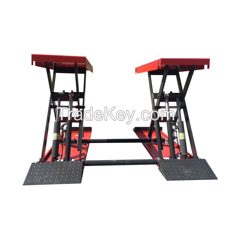 Scissor Car Lift LIBA 4000kg Cheap Auto Shop Hydraulic Garage Portable Car Lifting Machine 