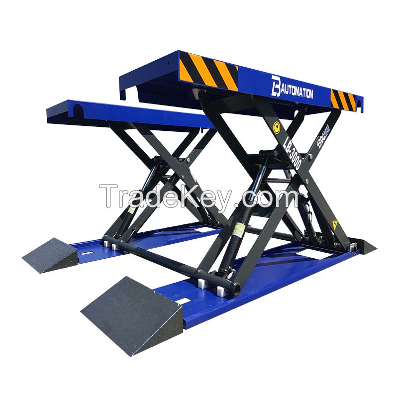 4T Ce Approved Four Cylinders Hydraulic  China Manufacturer Car Scissor Lift