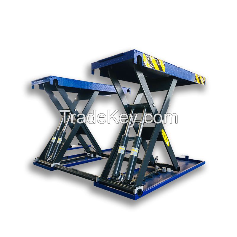 4000 KG 1200 MM CE Hydraulic Scissor Car Hoist for Sale Auto Car Lift