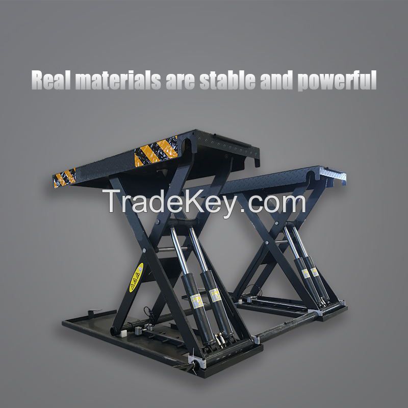 4T 1.2M Elevator for Vehicle CE Hydraulic Scissor Car Hoist for Sale Auto Car Lifts