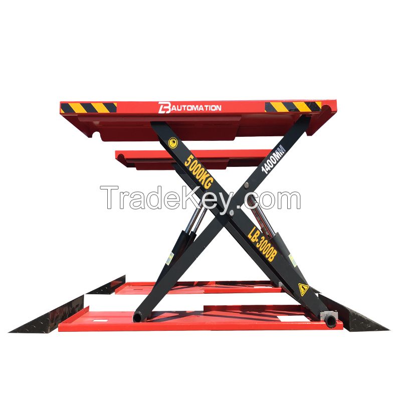 4000kg Opposite Cylinder Car Scissor Lift with CE Certification