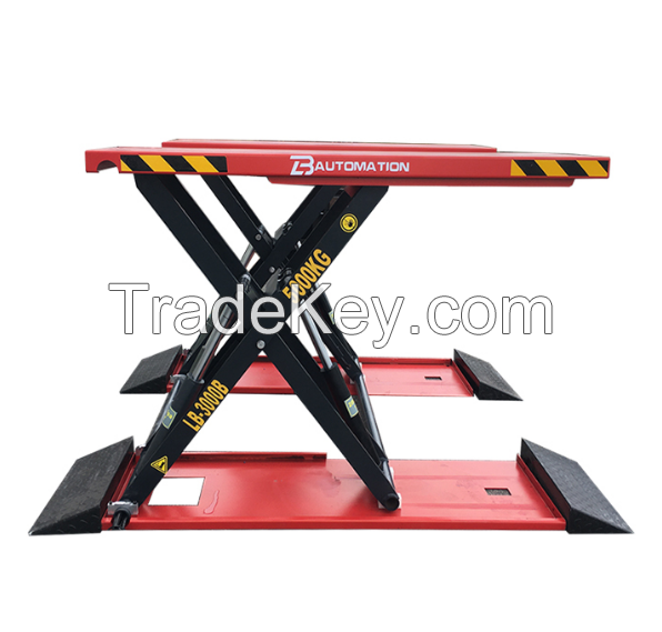 4000kg Car Elevator Opposite Cylinder Customized Scissor Lift