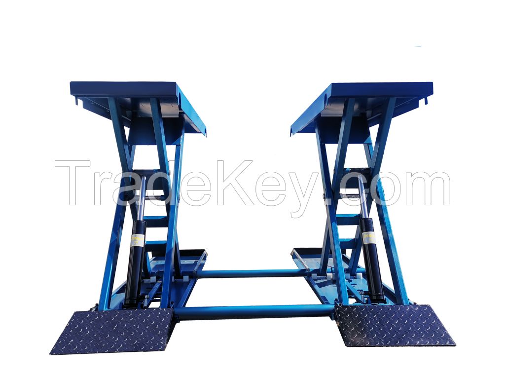 4000KG Hydraulic car lift for service station ce scissor car lift  