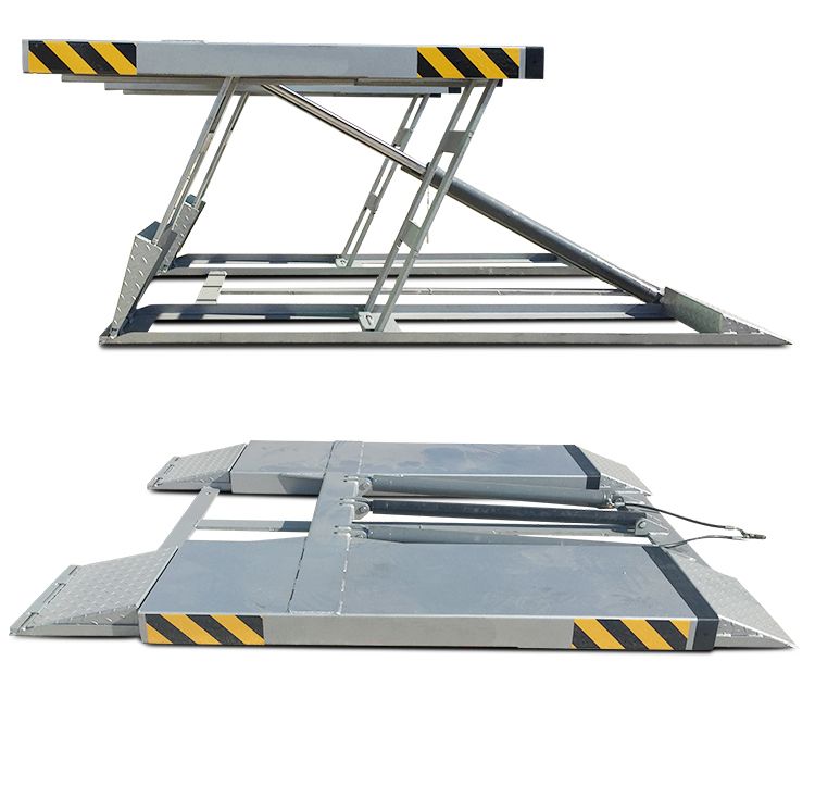 Car Lift LIBA 1m height 4t capacity Scissor Car Lift used Vehicle Repair