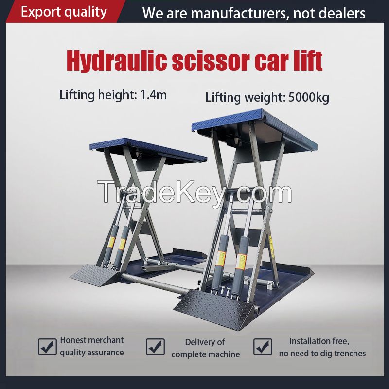 5000KG 4 Cylinders Structure Automotive Equipment Car Hoist Lift