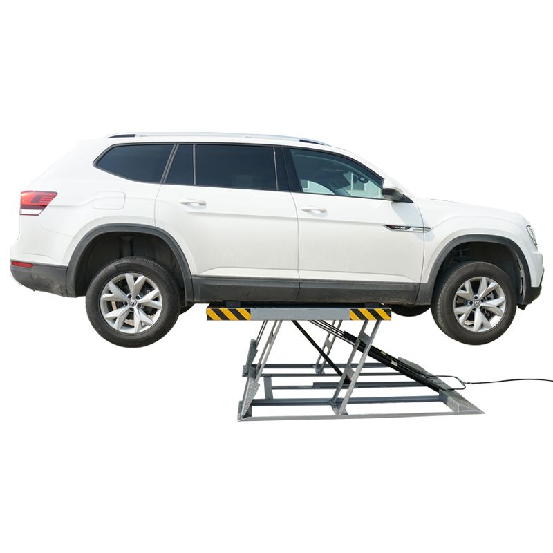 Car Lift LIBA Motor Electrical 4000kg Scissor Car Lift for Car Repair